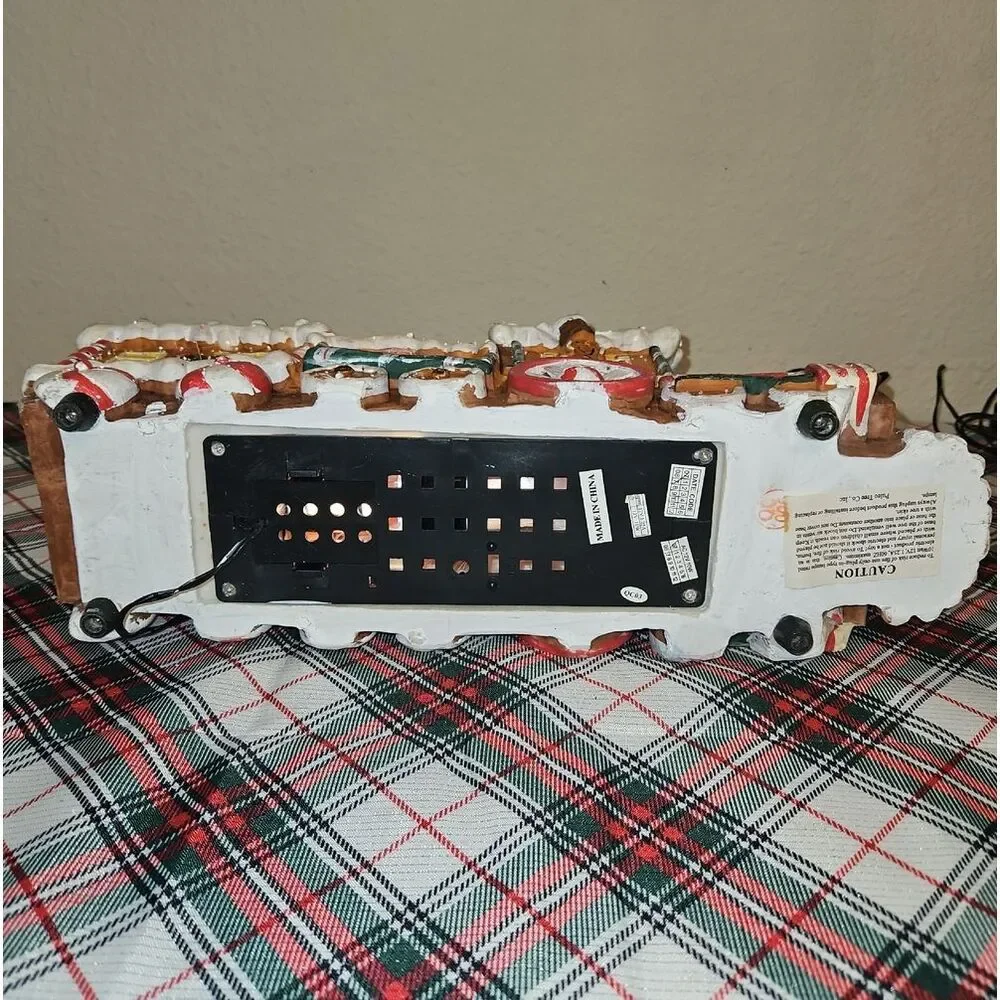 Gingerbread Cookies Fiber Optic Lighted Holiday Train